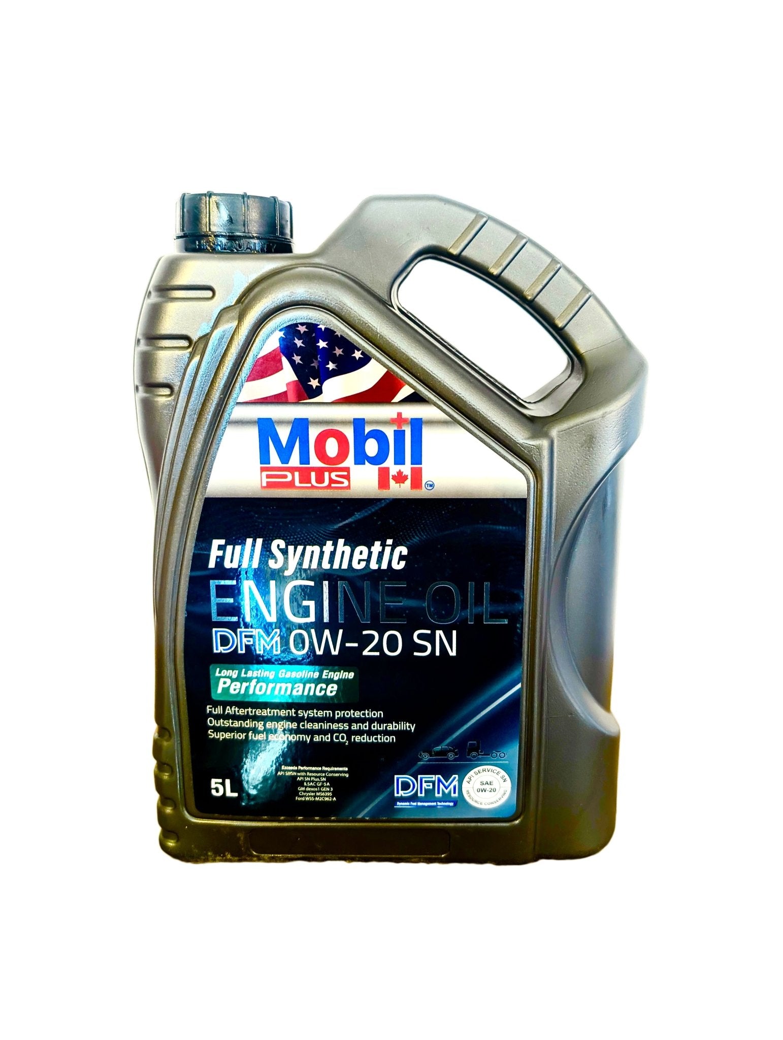 SAF 0W - 20 API SN Full Synthetic Engine Oil 5L - Peak Performance Oils