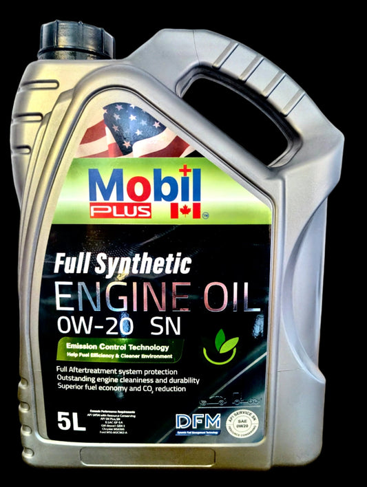 SAF 0W - 20 (ECO) API SN Full Synthetic Engine Oil 5L - Peak Performance Oils